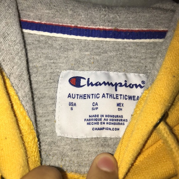 champion hoodie men small
